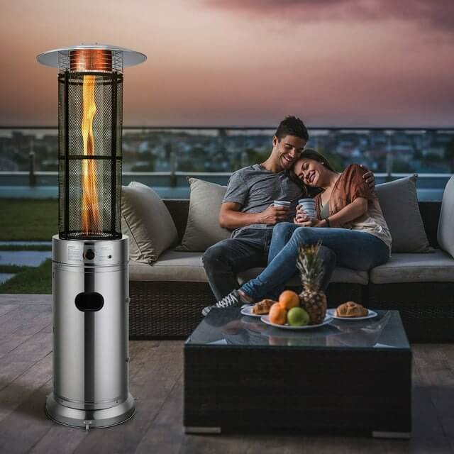 3.Glass Tube Patio Heater