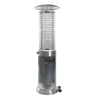 34000 BTU Stainless Steel Round Glass Tube Patio Heater
