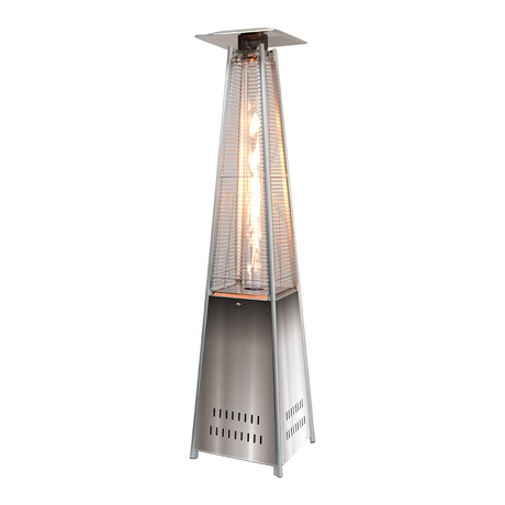 13KW Stainless Steel Pyramid Flame Patio Heater