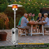 JDX Natural Gas Outdoor Heaters with Wheels and Cover