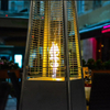 Black Pyramid Flame Patio Heater