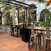 Black Pyramid Flame Patio Heater