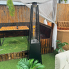 Black Pyramid Flame Patio Heater