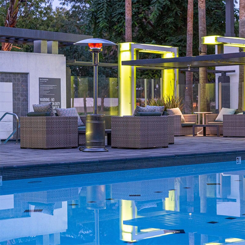 mushroom-patio-heater-for-hotel-poolside