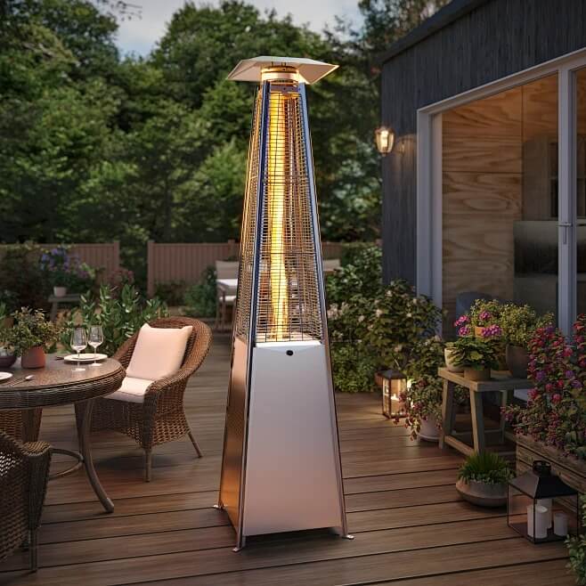 1.Pyramid Patio Heater